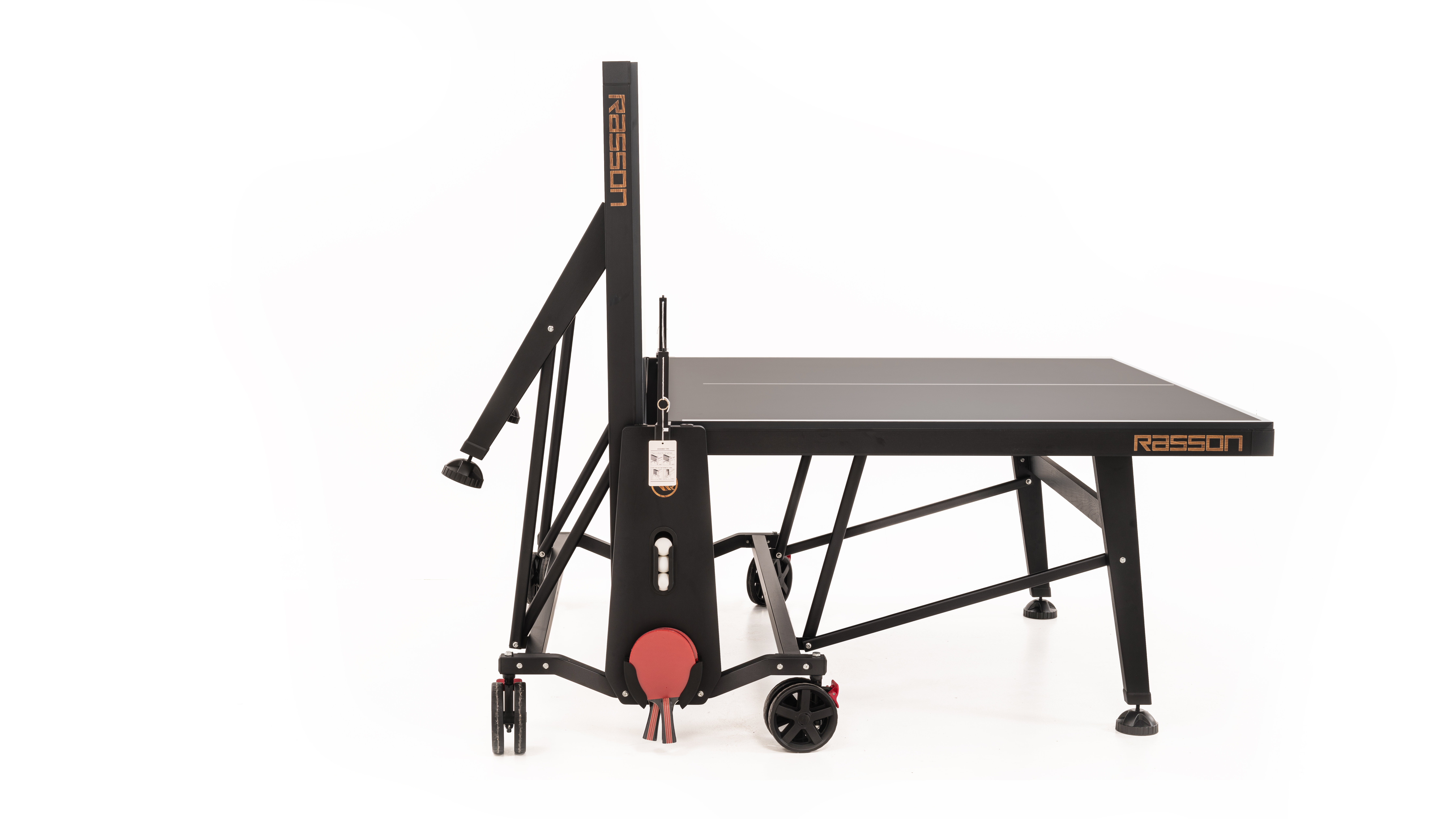 Теннисный стол "RASSON PREMIUM T01 Indoor" (274 х 152,5 х 76 см, черный ясень) с сеткой