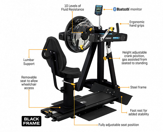 Велотренажер для рук First Degree Fitness E850 Club UBE