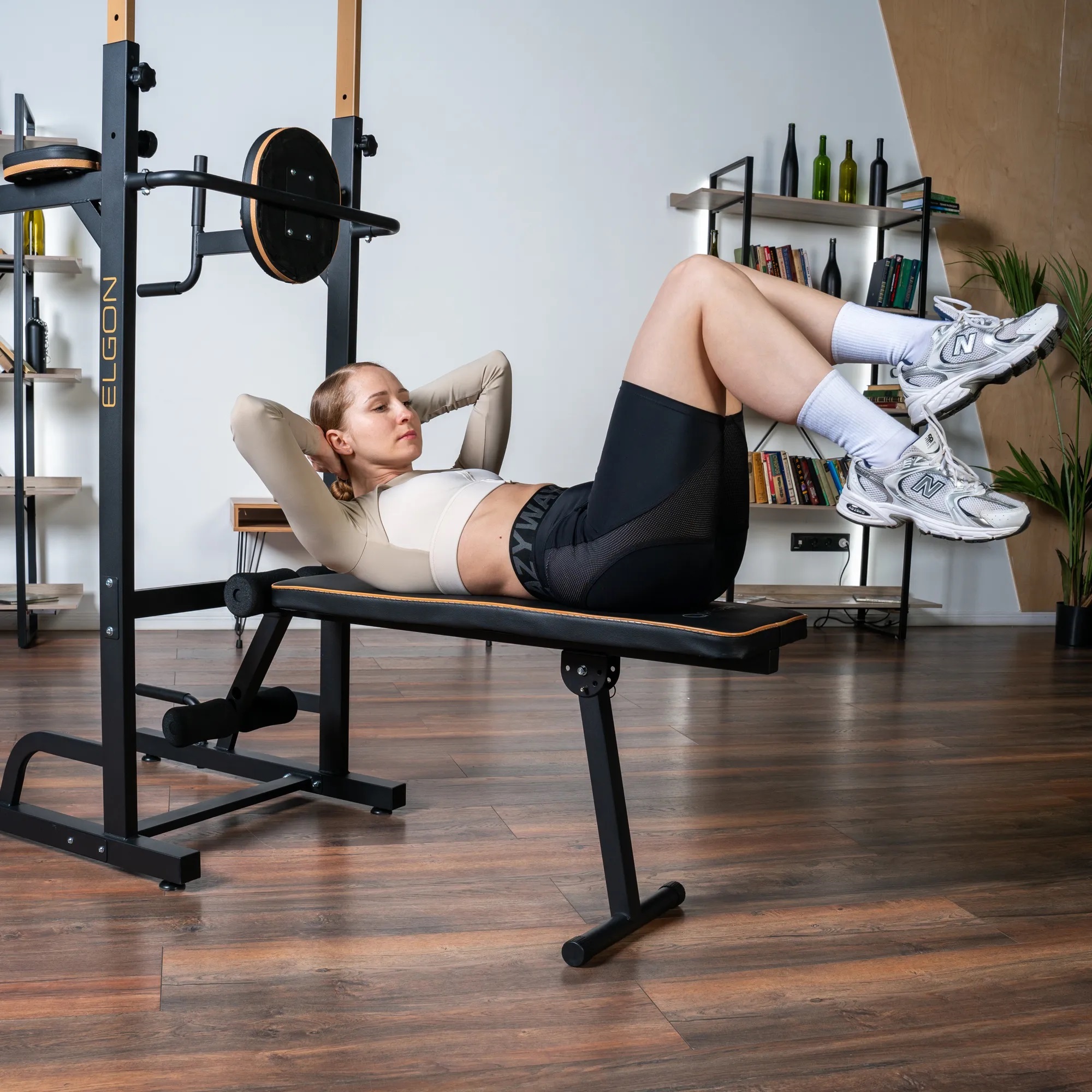Турник 3 в 1 со скамьей OXYGEN FITNESS ELGON