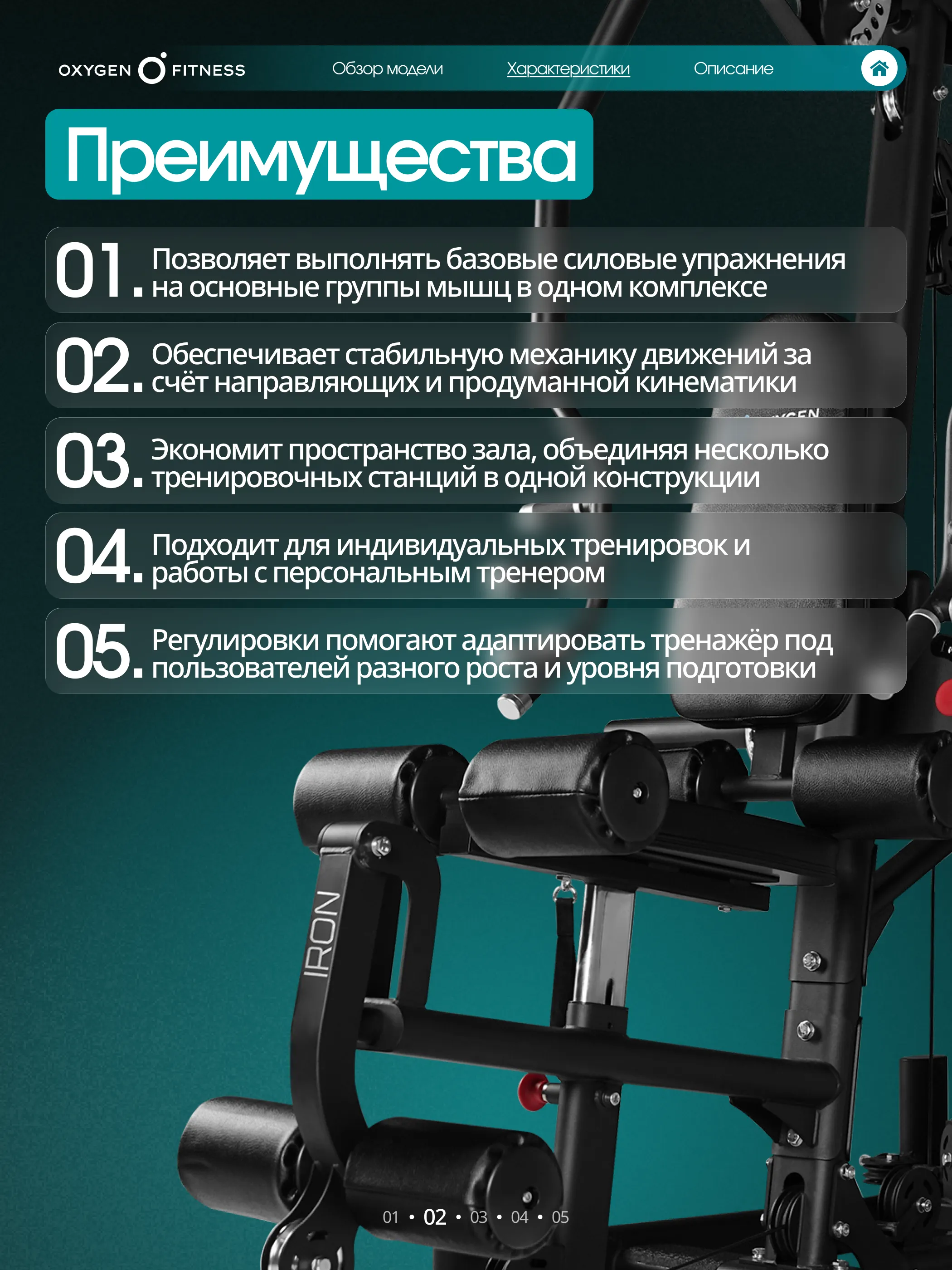 Силовой комплекс OXYGEN FITNESS IRON