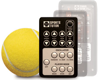 Теннисная пушка TENNIS TUTOR PLUS PLAYER (AC/DC) с многофункциональным пультом