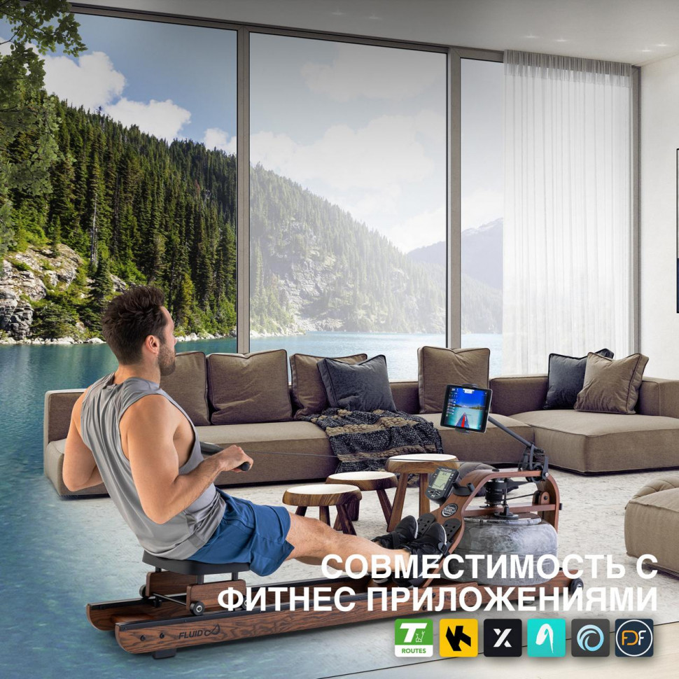 Гребной тренажер First Degree Fitness Viking 3XL