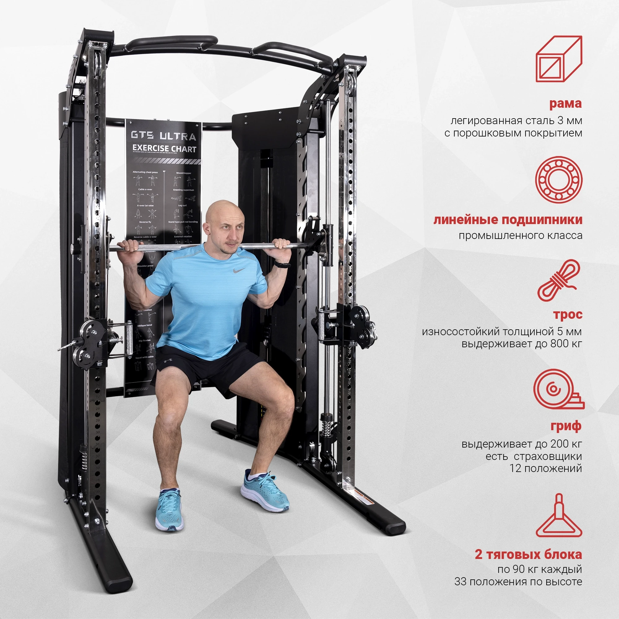 Многофункциональный силовой комплекс Protrain GTS-ULTRA