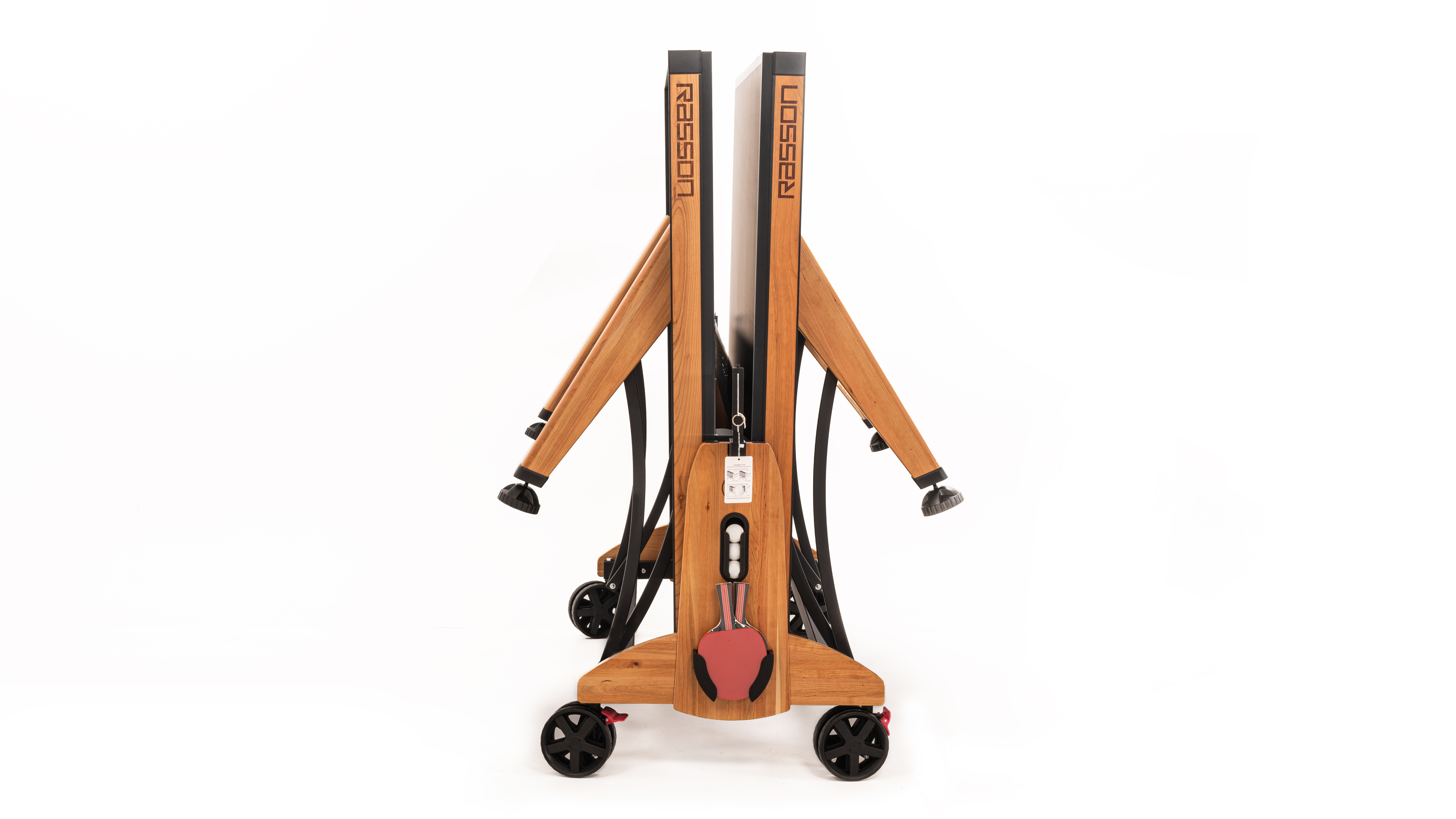 Теннисный стол "RASSON PREMIUM T03 Indoor" (274 х 152,5 х 76 см, натуральная вишня) с сеткой