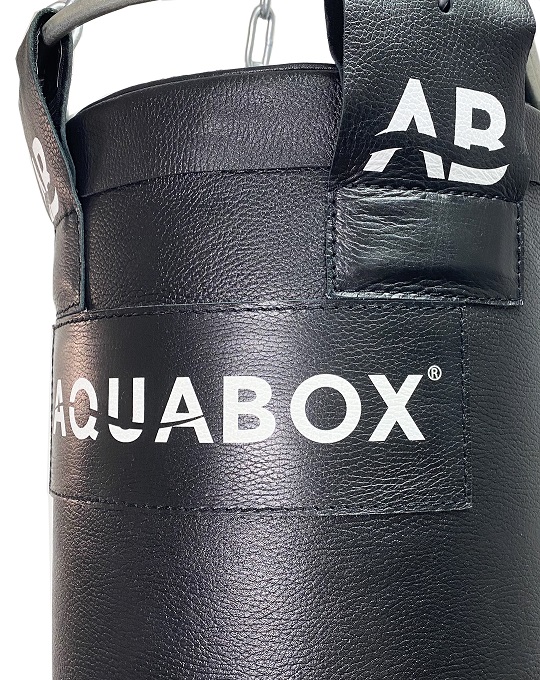 Мешок боксерский водоналивной AQUABOX кожа 30/180/60 кг черный