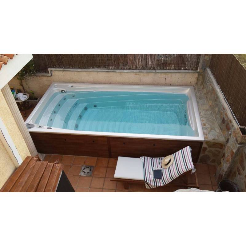 СПА бассейн USSPA Swim Spa М Gypsum termowood