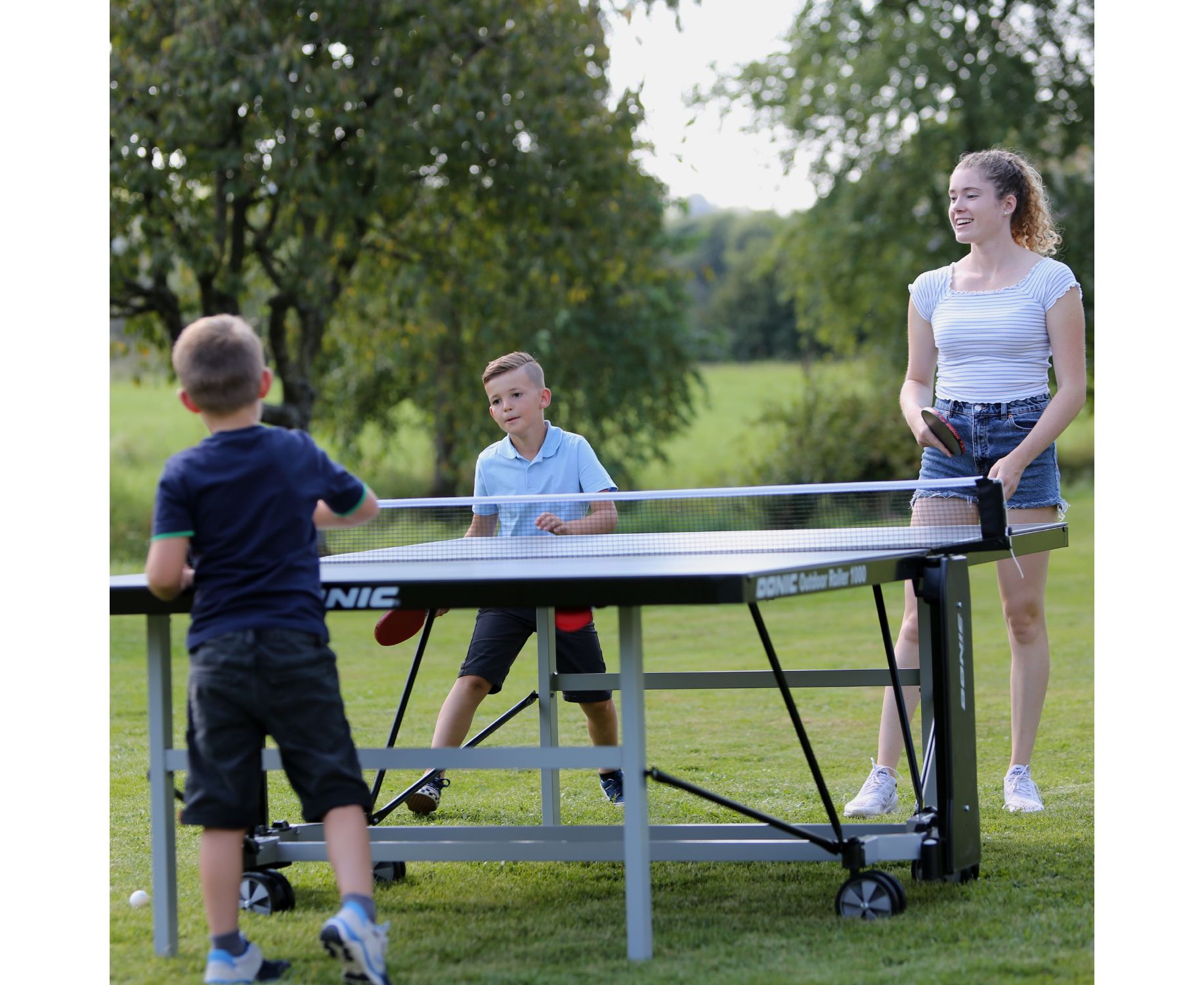 Теннисный стол DONIC OUTDOOR ROLLER 1000 BLUE
