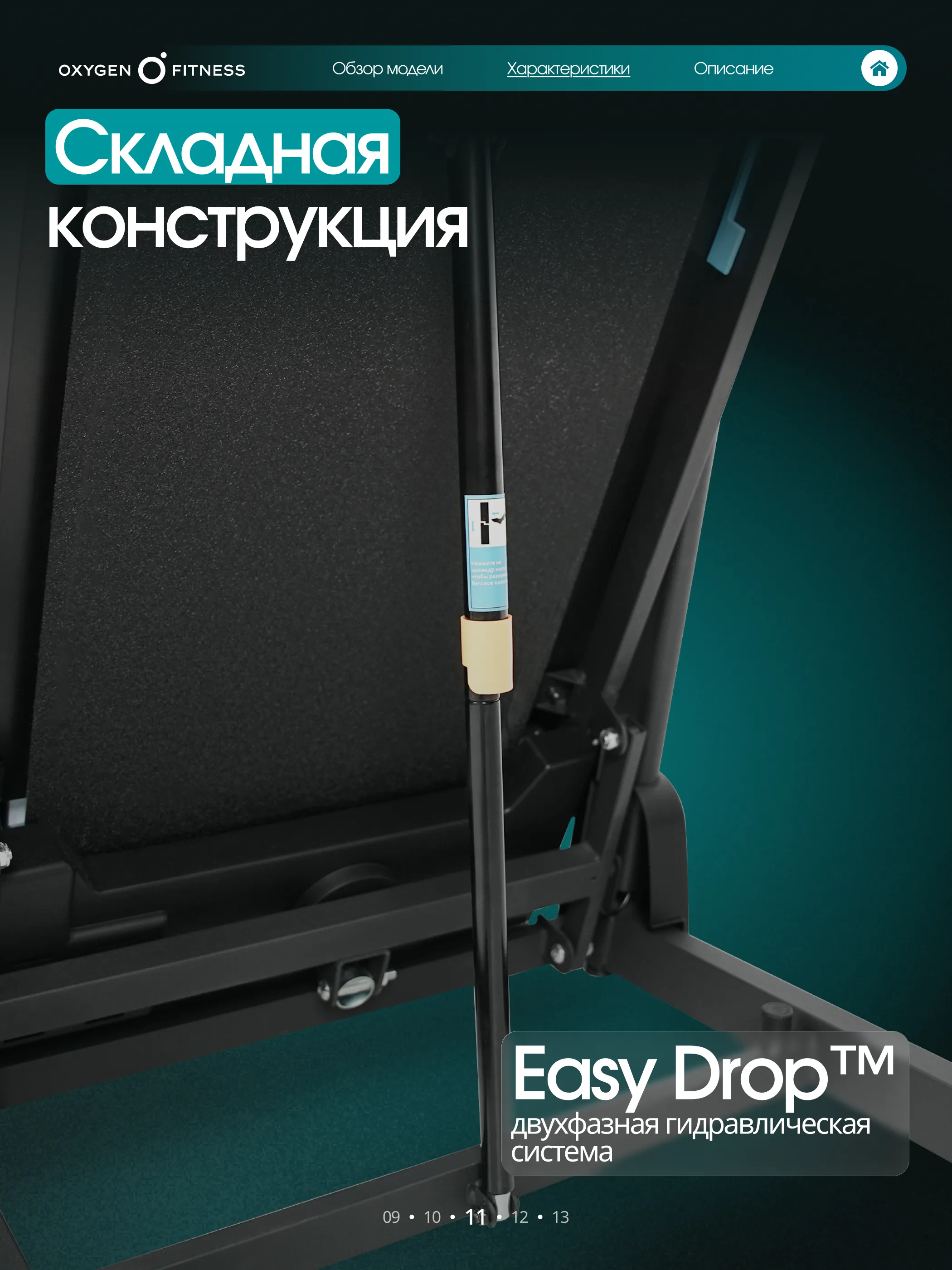 Беговая дорожка OXYGEN FITNESS HASSIUM
