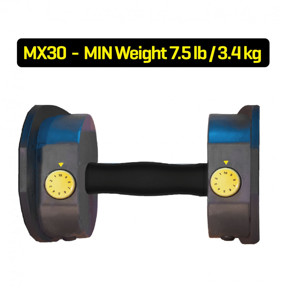Гантели наборные First Degree Fitness MX Select MX-30, вес 3.4-13.9 кг, 2 шт без стойки