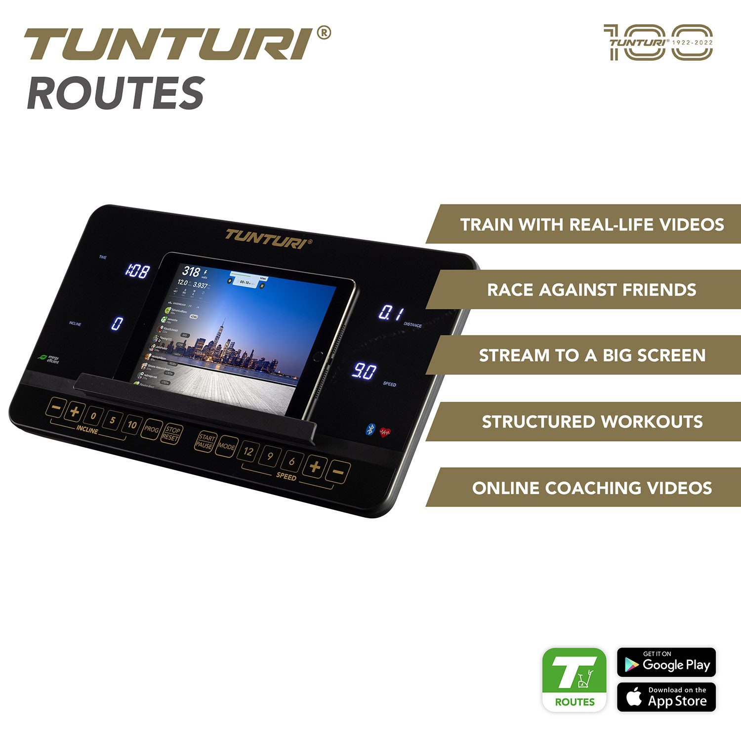 Беговая дорожка Tunturi Centuri Performance T100