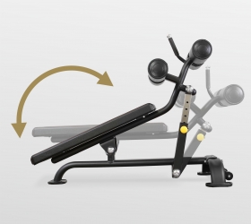 Регулируемая скамья для пресса BRONZE GYM BR-1005