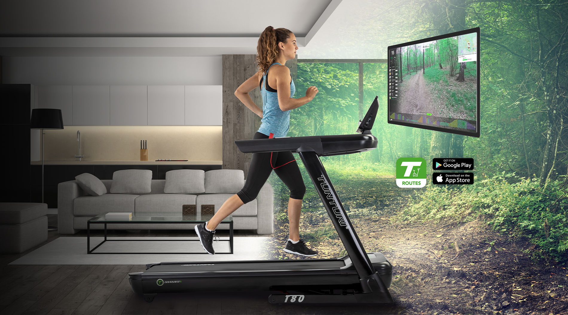 Беговая дорожка Tunturi Endurance T80