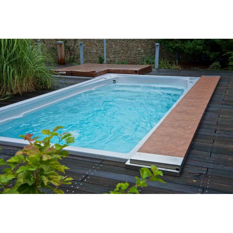 СПА бассейн USSPA Swim Spa М Gypsum termowood