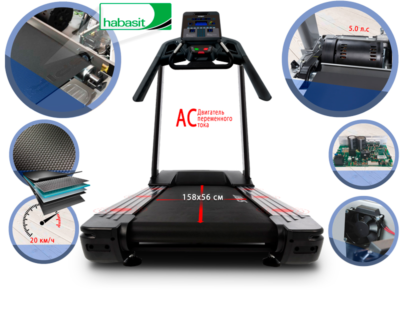 Беговая дорожка SPIRIT CT900