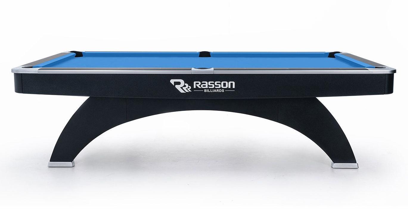 Стол / пул "Rasson OX" 8 ф (черный, плита 30 мм)