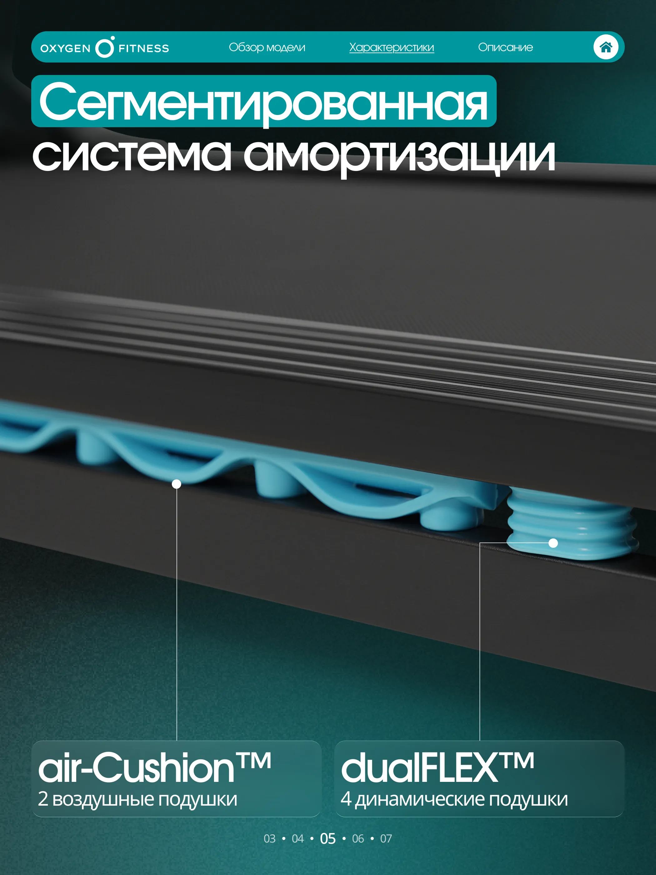 Беговая дорожка OXYGEN FITNESS HOLMIUM