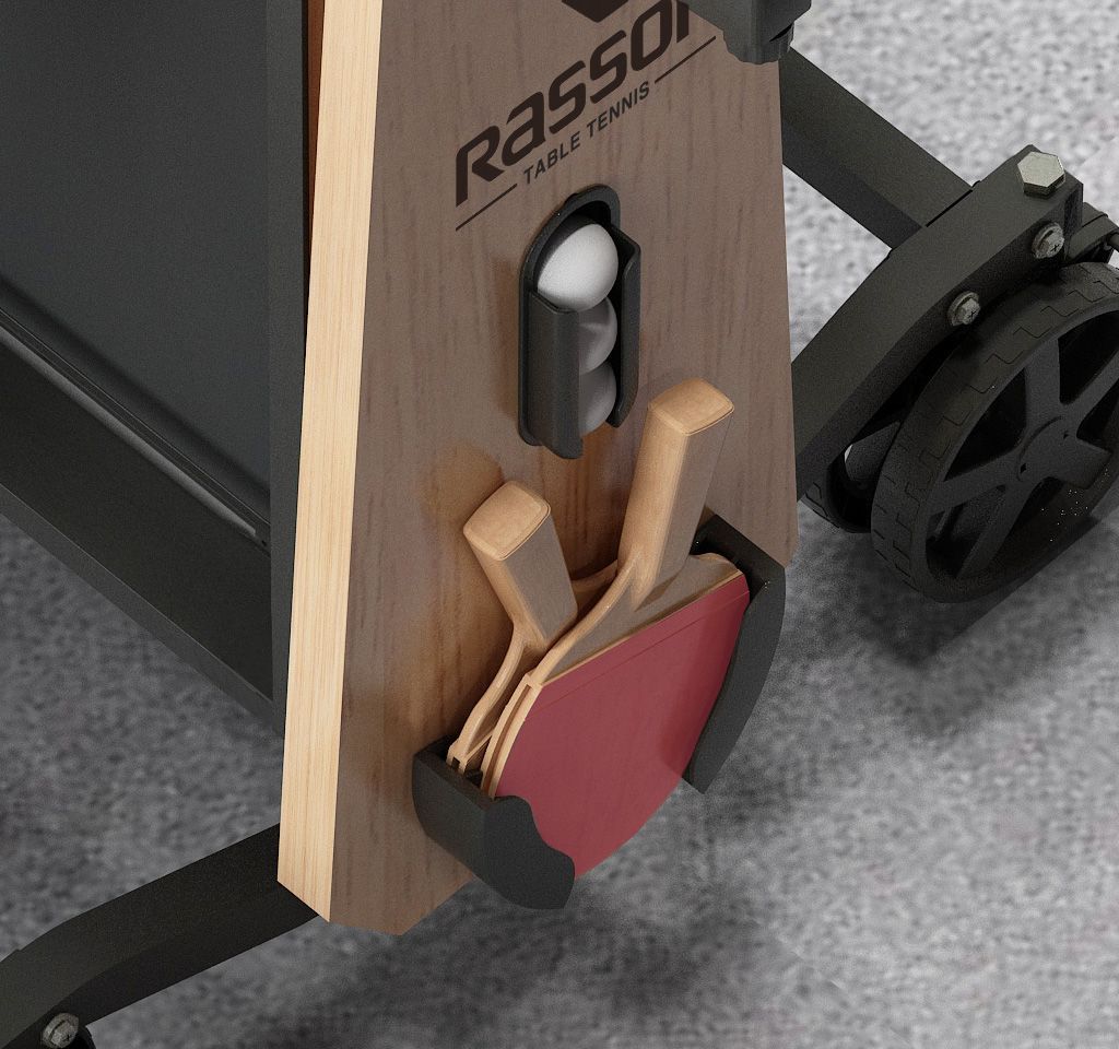 Теннисный стол "Rasson Premium W-2260 Cherry Indoor" (274 Х 152.5 Х 76 см ) с сеткой