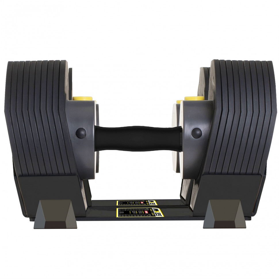 Гантели регулируемые First Degree Fitness MX Select MX85 вес 5.6 - 38.6 кг со стойкой