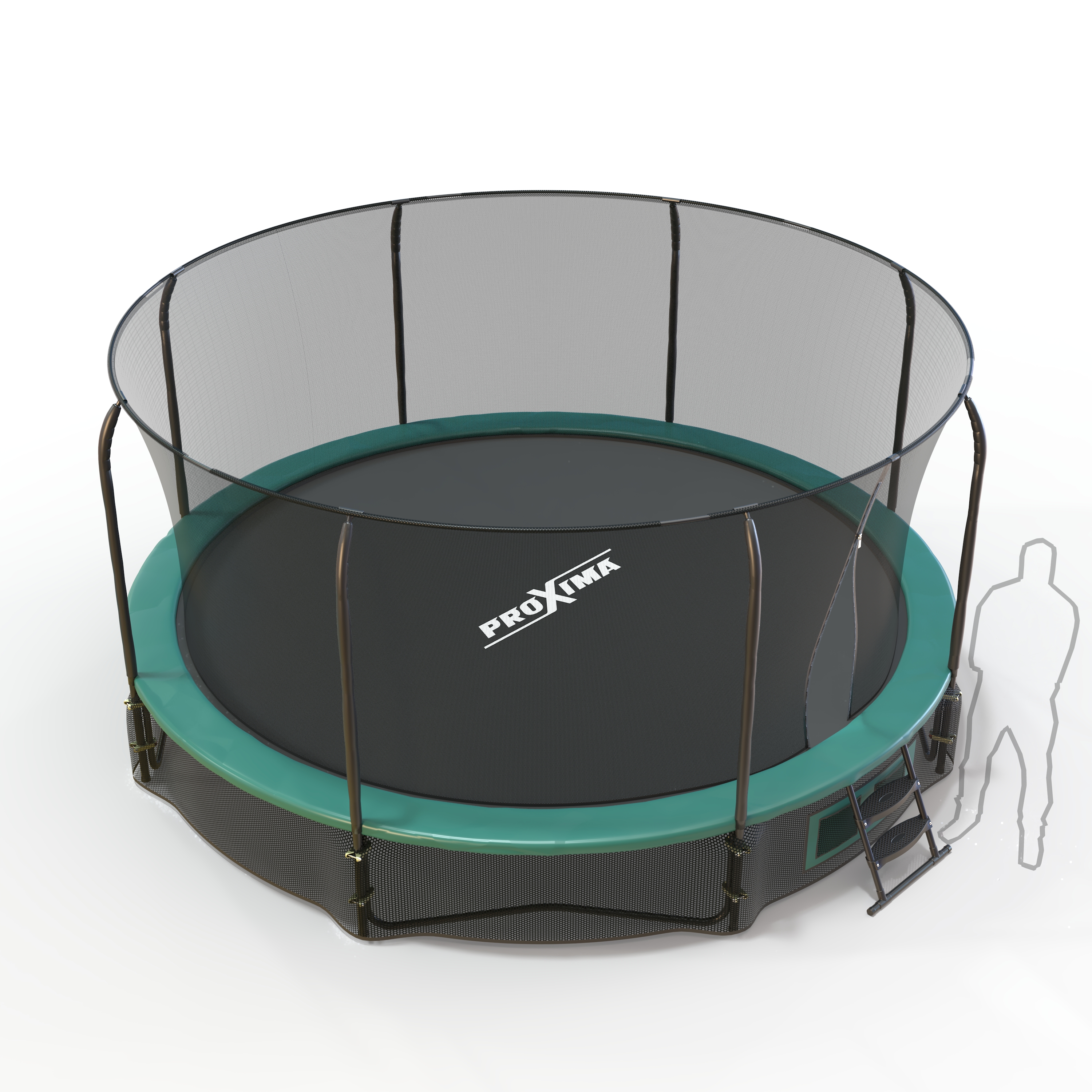 Батут Proxima Premium Dual 12 футов, CFR-12FT-4W