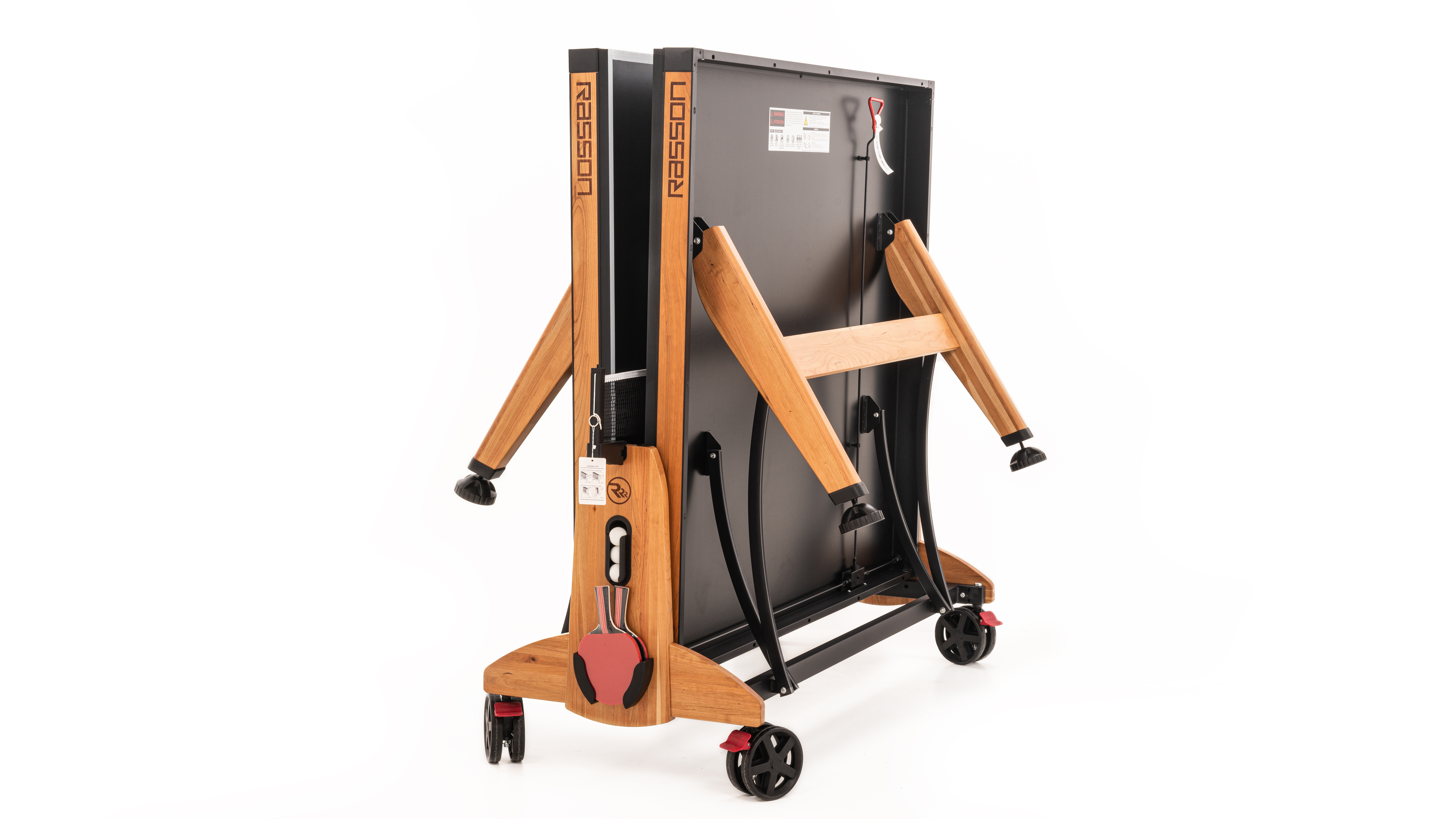 Теннисный стол "RASSON PREMIUM T03 Indoor" (274 х 152,5 х 76 см, натуральная вишня) с сеткой