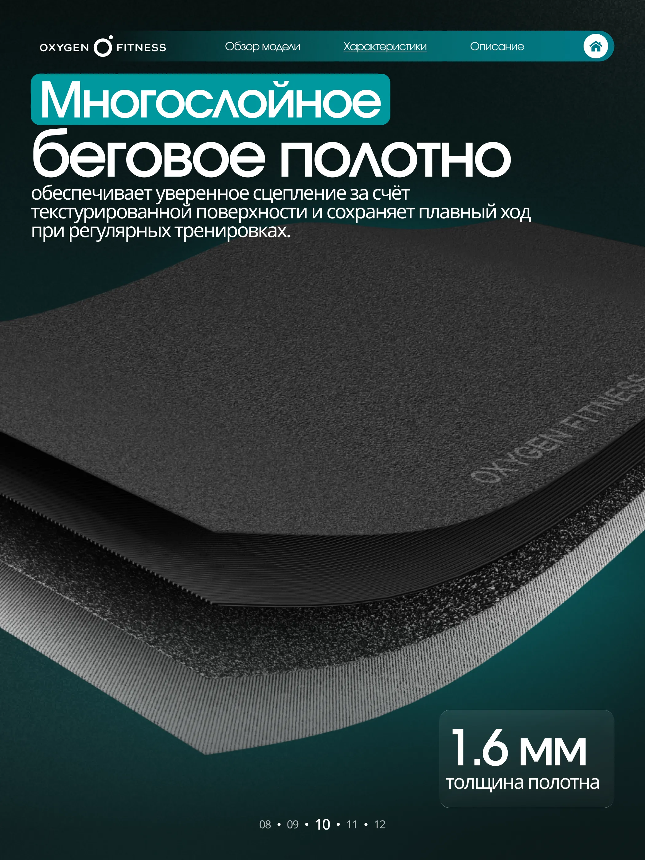 Беговая дорожка OXYGEN FITNESS BORON