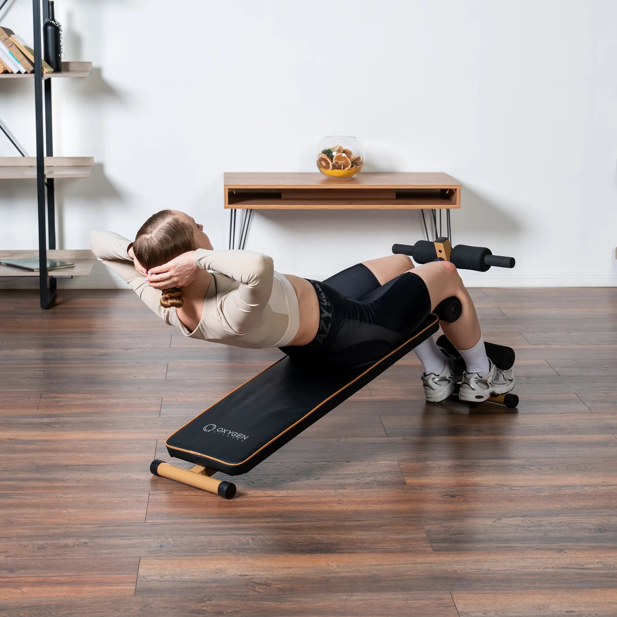 Скамья для пресса прямая OXYGEN FITNESS MORAN