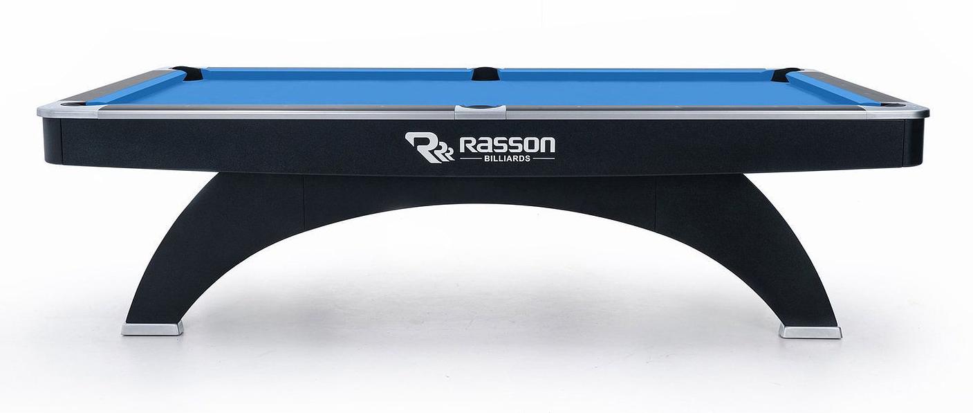 Бильярдный стол для пула "Rasson OX" 9 ф (черный) с плитой