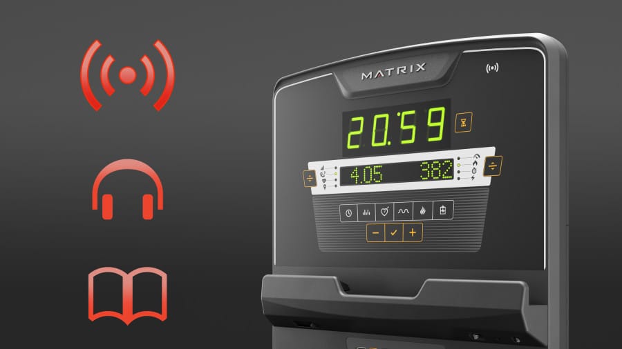 Эллиптический тренажер MATRIX Lifestyle с консолью LED