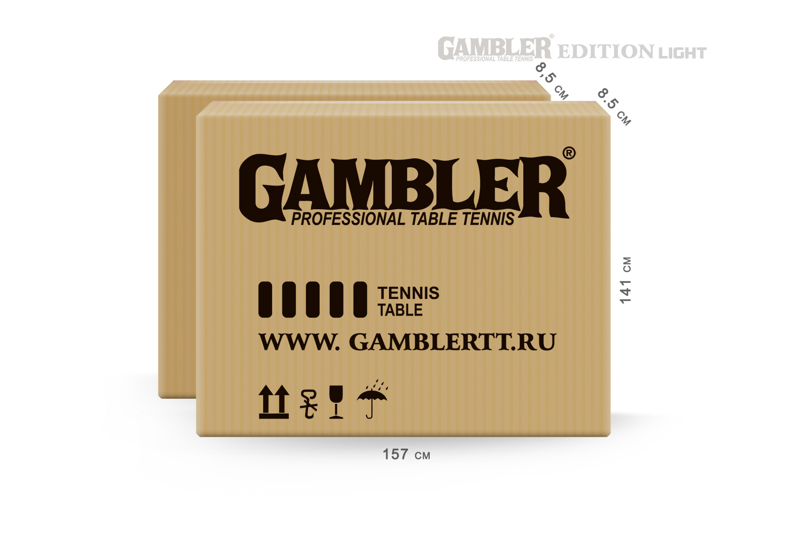 Теннисный стол GAMBLER EDITION Light Синий