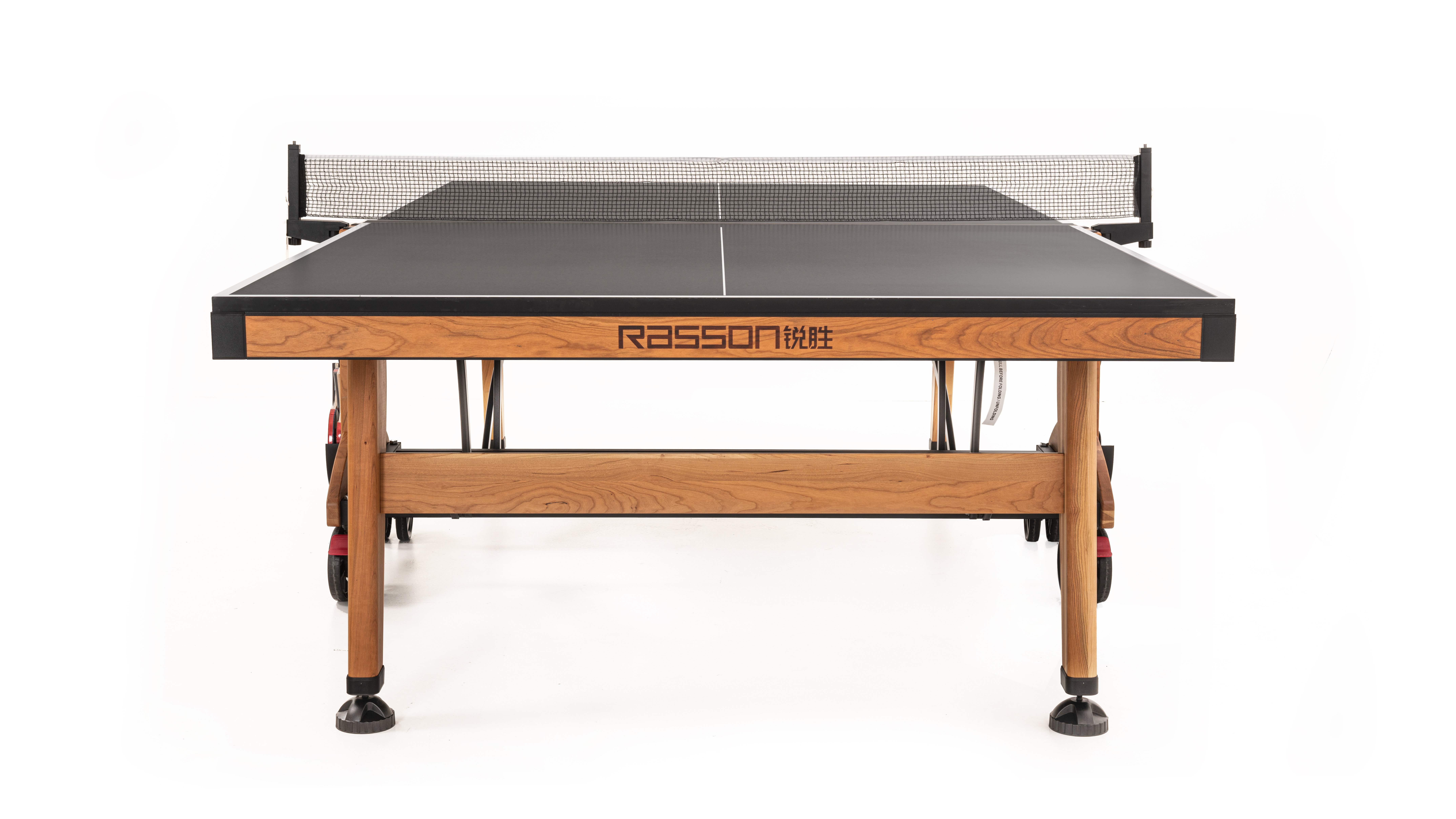 Теннисный стол "RASSON PREMIUM T03 Indoor" (274 х 152,5 х 76 см, натуральная вишня) с сеткой
