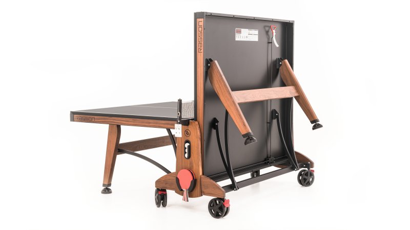 Теннисный стол "RASSON PREMIUM T03 Indoor" (274 х 152,5 х 76 см, натуральный орех) с сеткой
