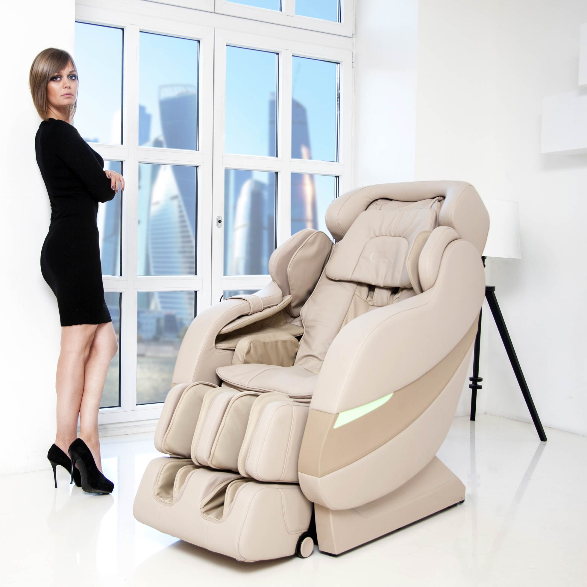 Массажное кресло GESS Rolfing (бежевое)
