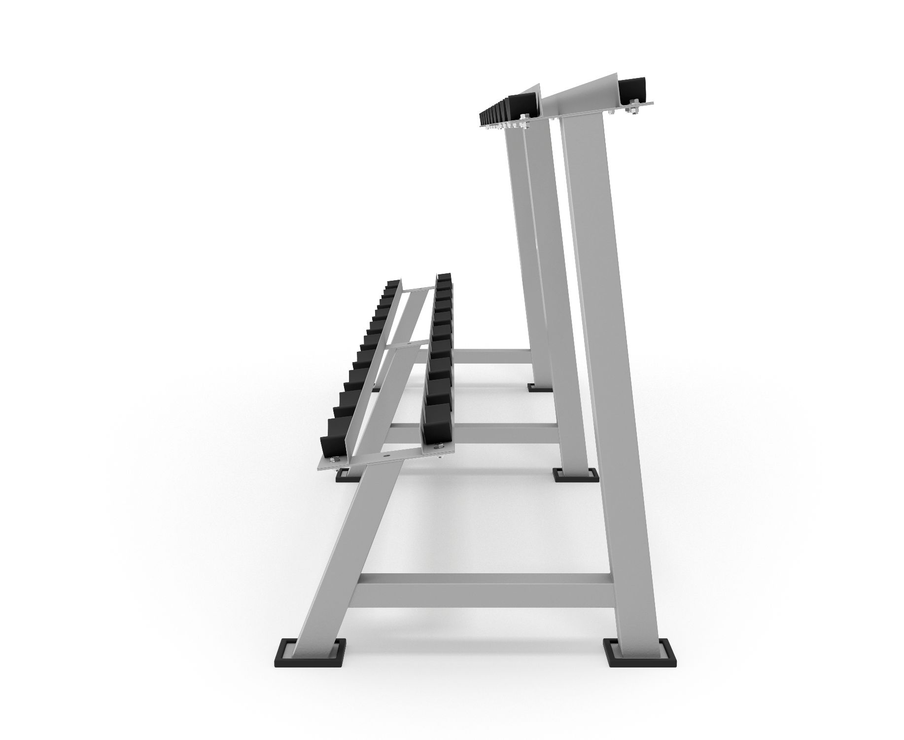 Стойка для хранения проф.гантелей DFC POWERGYM RA778 12,5-50кг, 10 пар (два короба)