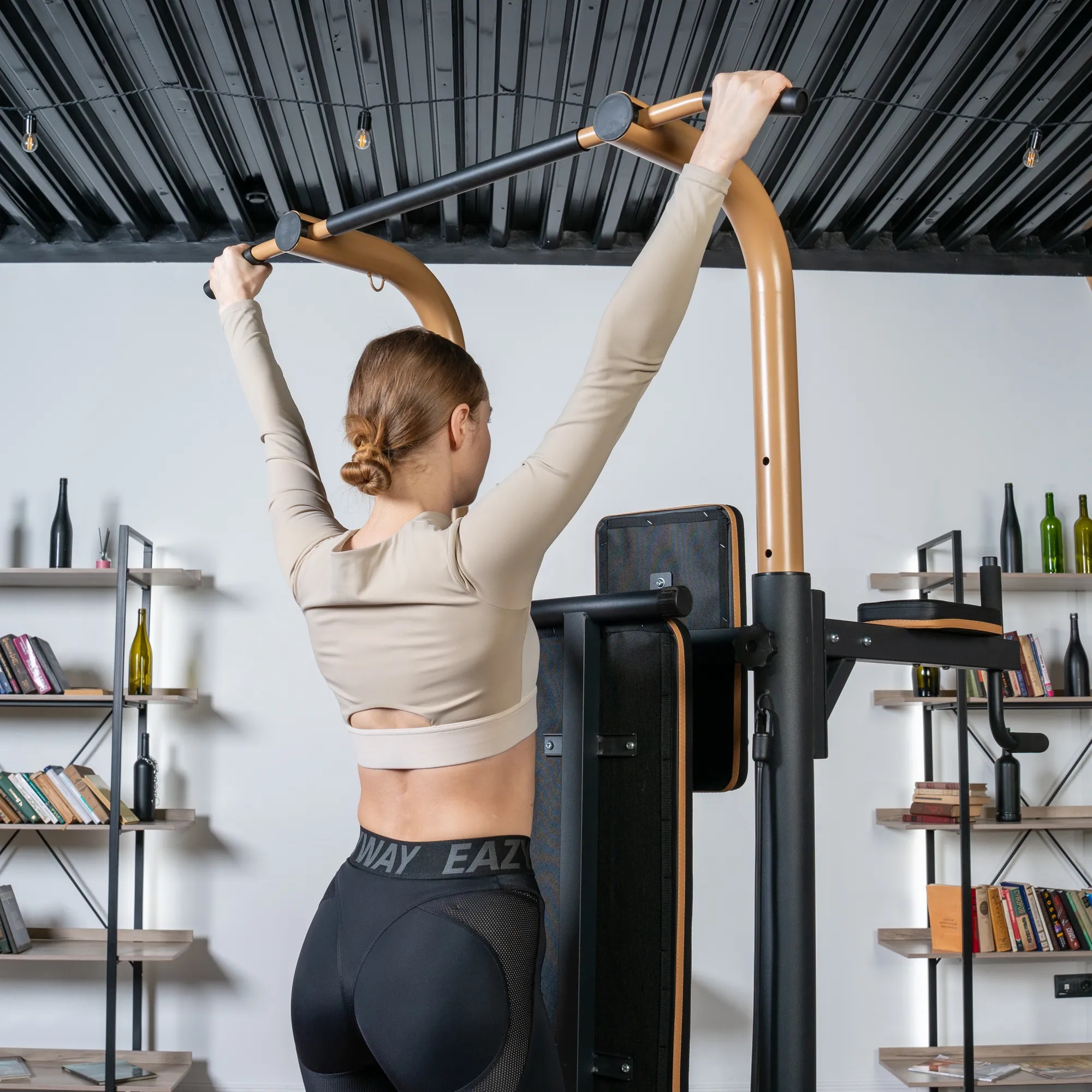 Турник 3 в 1 со скамьей OXYGEN FITNESS LOGAN