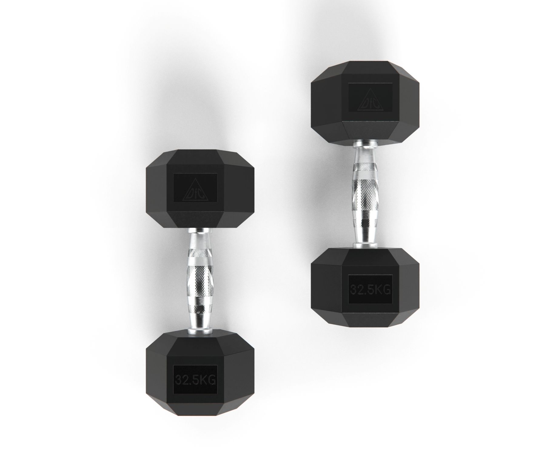 Гантели DFC DB001-32.5 Гексагональные, 2 шт. по 32.5 кг
