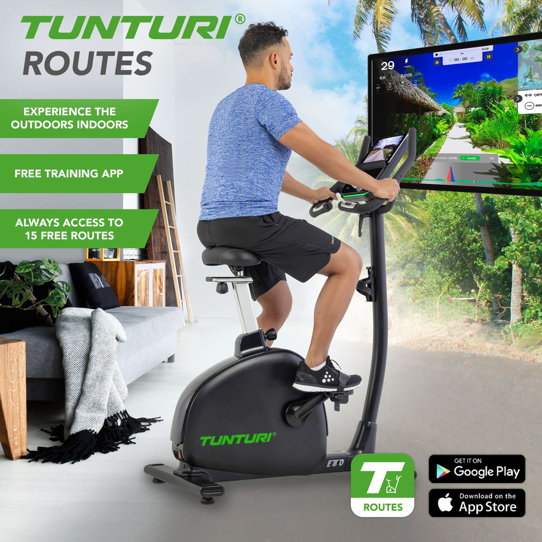Велотренажер Tunturi Signature E80