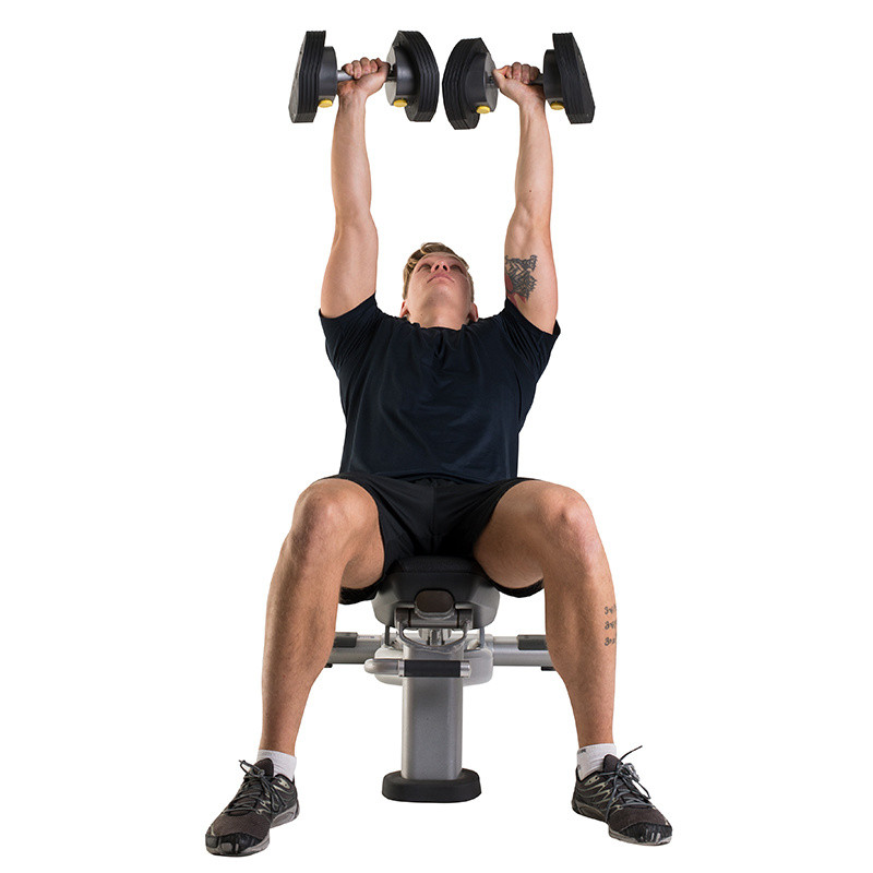 Гантель регулируемая First Degree Fitness MX Select MX85 вес 5.6 - 38.6 кг, 1 шт