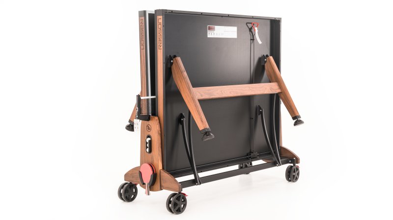 Теннисный стол "RASSON PREMIUM T03 Indoor" (274 х 152,5 х 76 см, натуральный орех) с сеткой