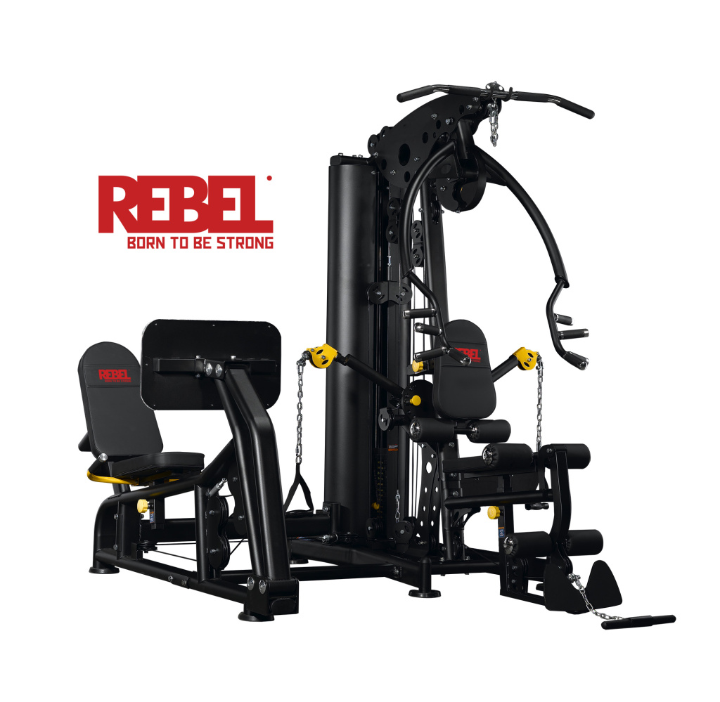 Многофункциональный тренажер с жимом ногами REBEL G9LP RHG09LP