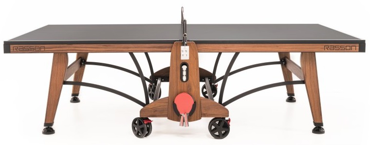 Теннисный стол "RASSON PREMIUM T03 Indoor" (274 х 152,5 х 76 см, натуральный орех) с сеткой