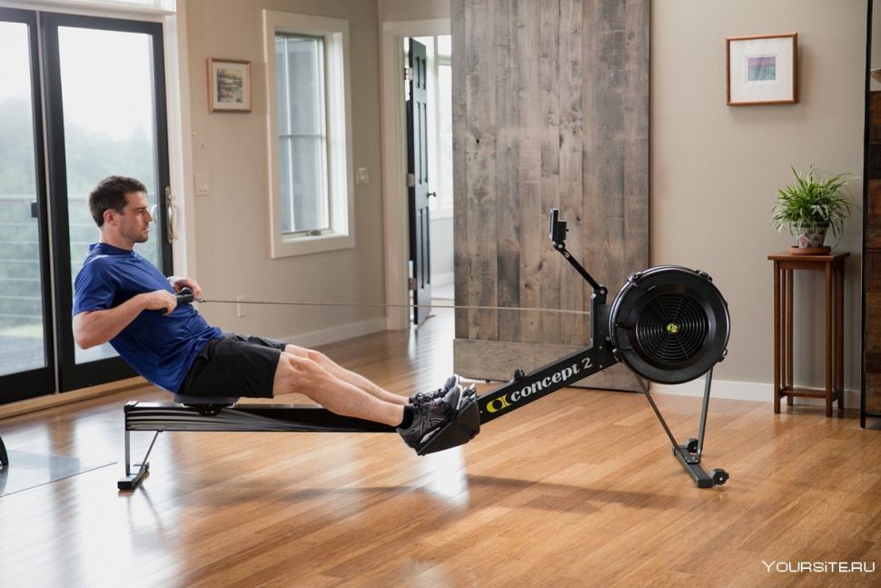 Гребной тренажер Concept 2 RowErg Standart (ex модель D) черный