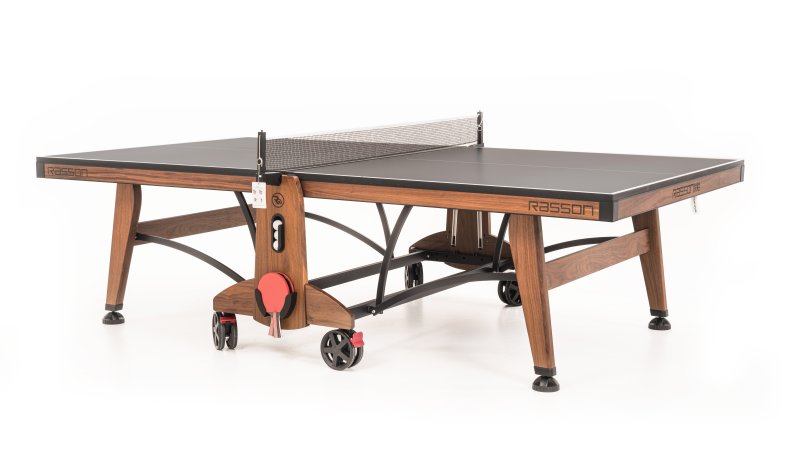 Теннисный стол "RASSON PREMIUM T03 Indoor" (274 х 152,5 х 76 см, натуральный орех) с сеткой