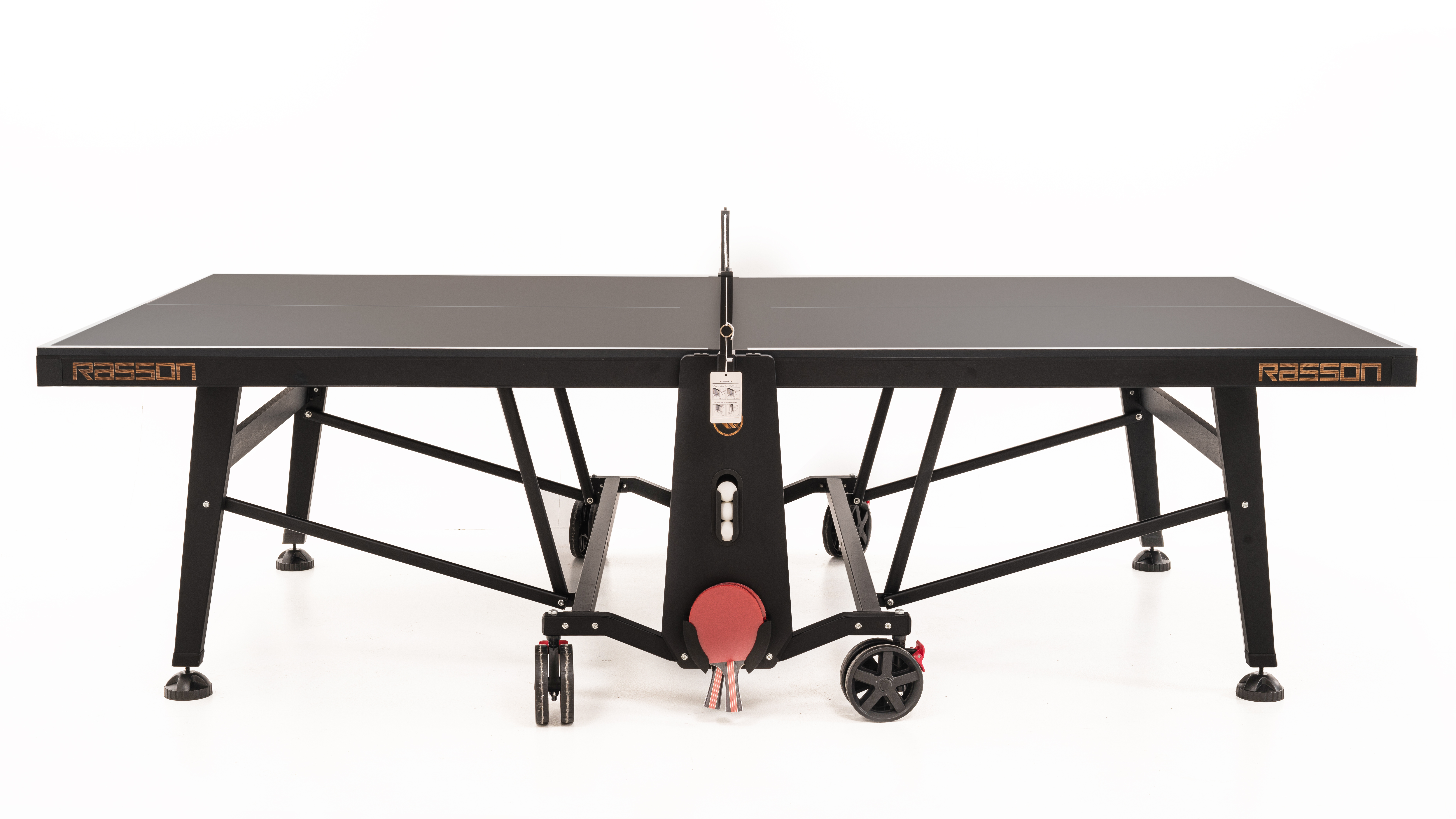 Теннисный стол "RASSON PREMIUM T01 Indoor" (274 х 152,5 х 76 см, черный ясень) с сеткой