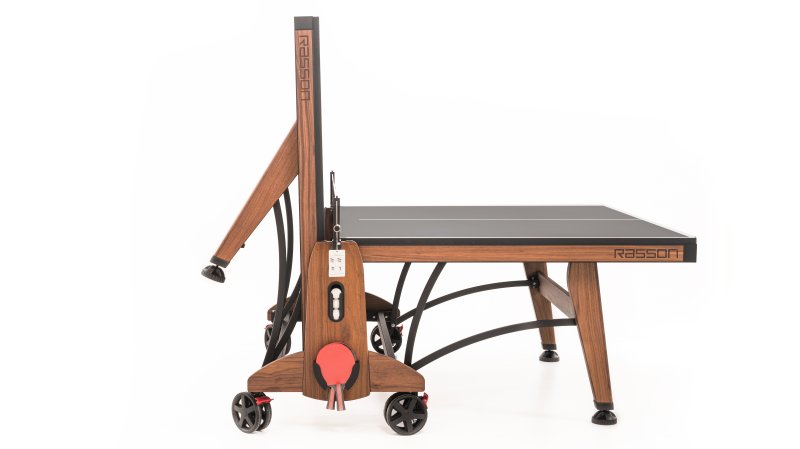 Теннисный стол "RASSON PREMIUM T03 Indoor" (274 х 152,5 х 76 см, натуральный орех) с сеткой