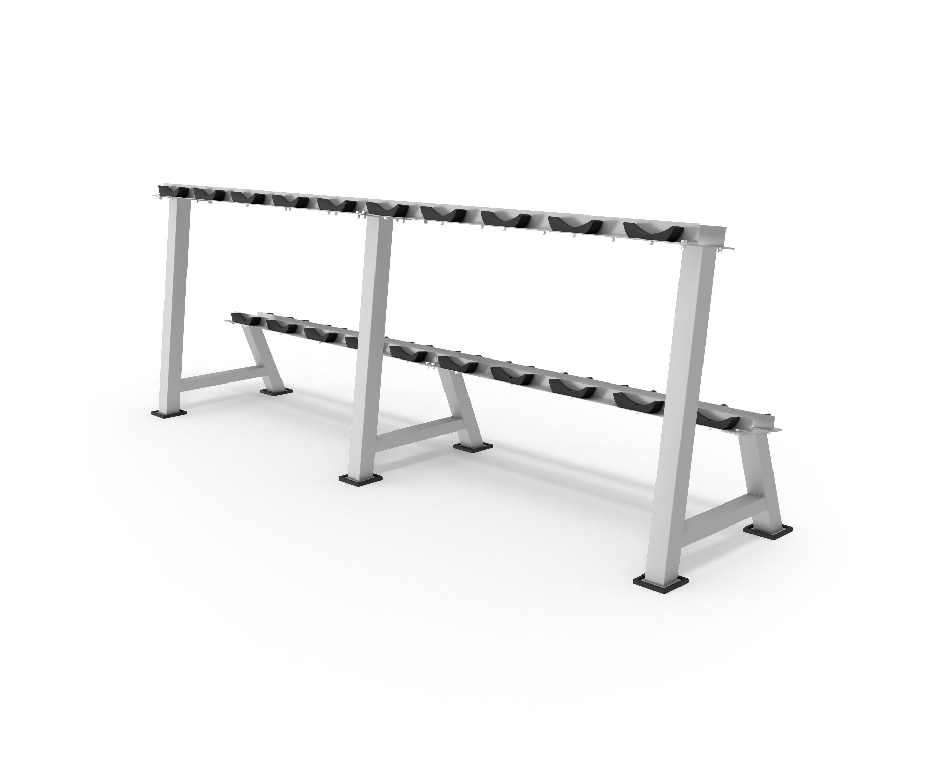Стойка для хранения проф.гантелей DFC POWERGYM RA778 12,5-50кг, 10 пар (два короба)