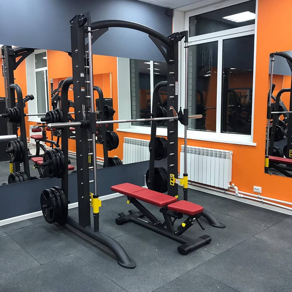 Машина Смита с противовесом KRAFT Fitness BASE KFSML