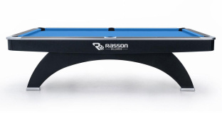 Стол / пул "Rasson OX" 8 ф (черный, плита 30 мм)