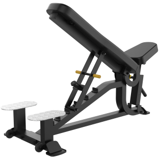 Усиленная многопозиционная скамья AeroFit Sterling SL7012 (с платформой для страхующего)